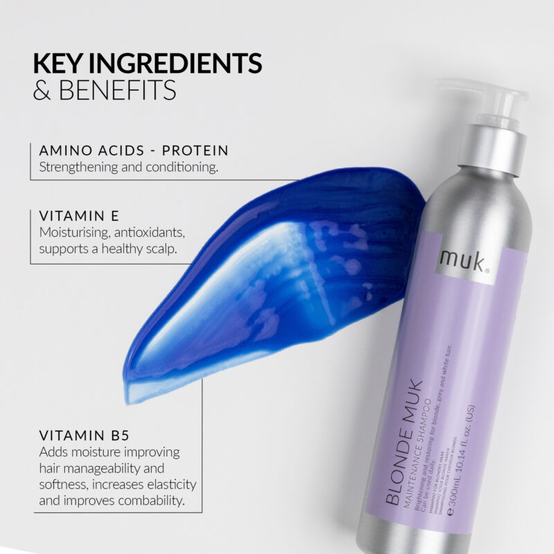 Blonde muk Maintenance Shampoo 300ml - Image 4