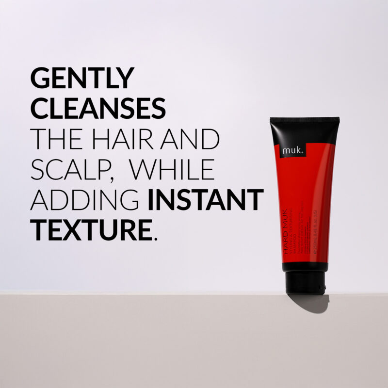 Hard muk Styling & Texturising Shampoo 250ml - Image 2