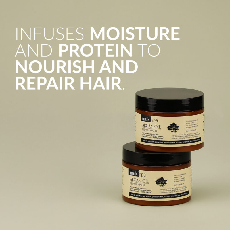 muk Spa Argan Oil Repair Mask 250ml - Image 2