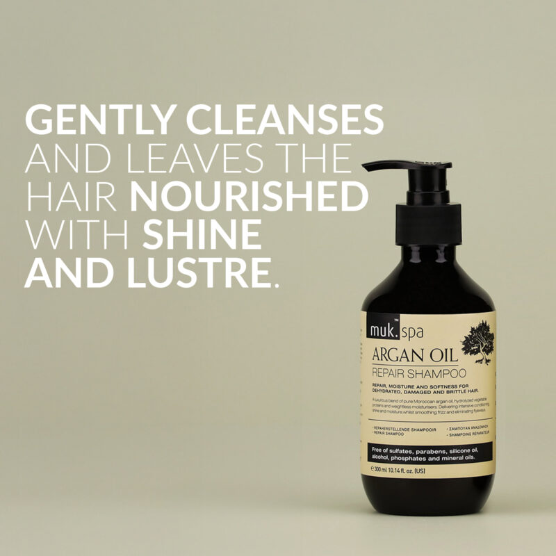 muk Spa Argan Oil Repair Shampoo 300ml - Image 2