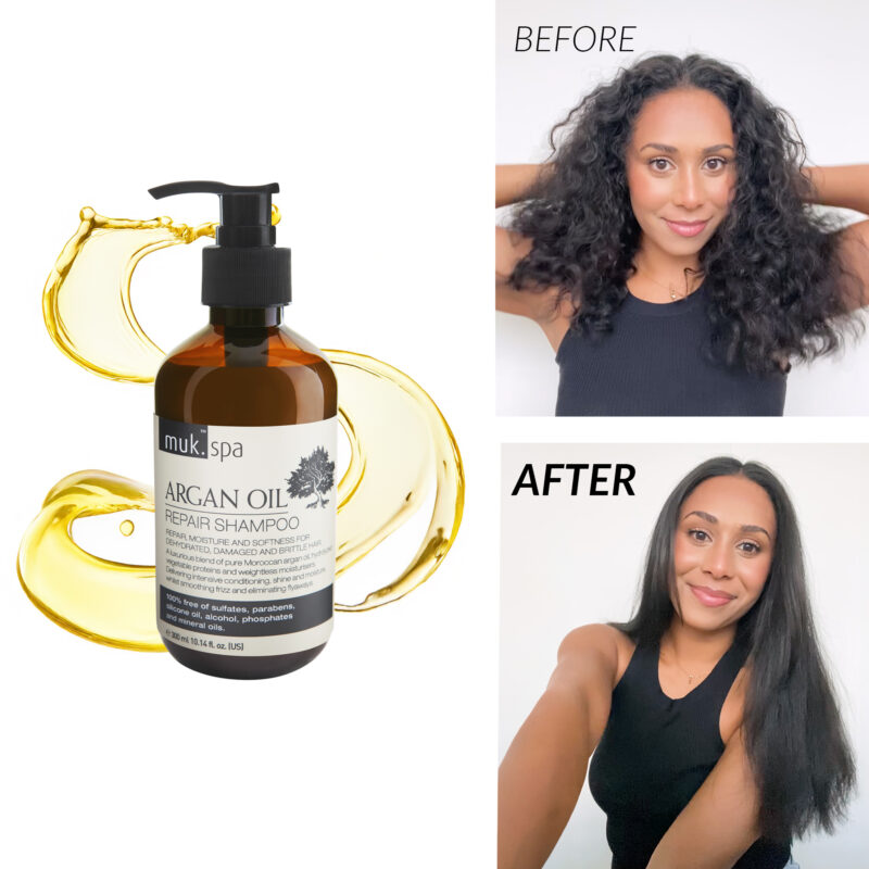muk Spa Argan Oil Repair Shampoo 300ml - Image 4