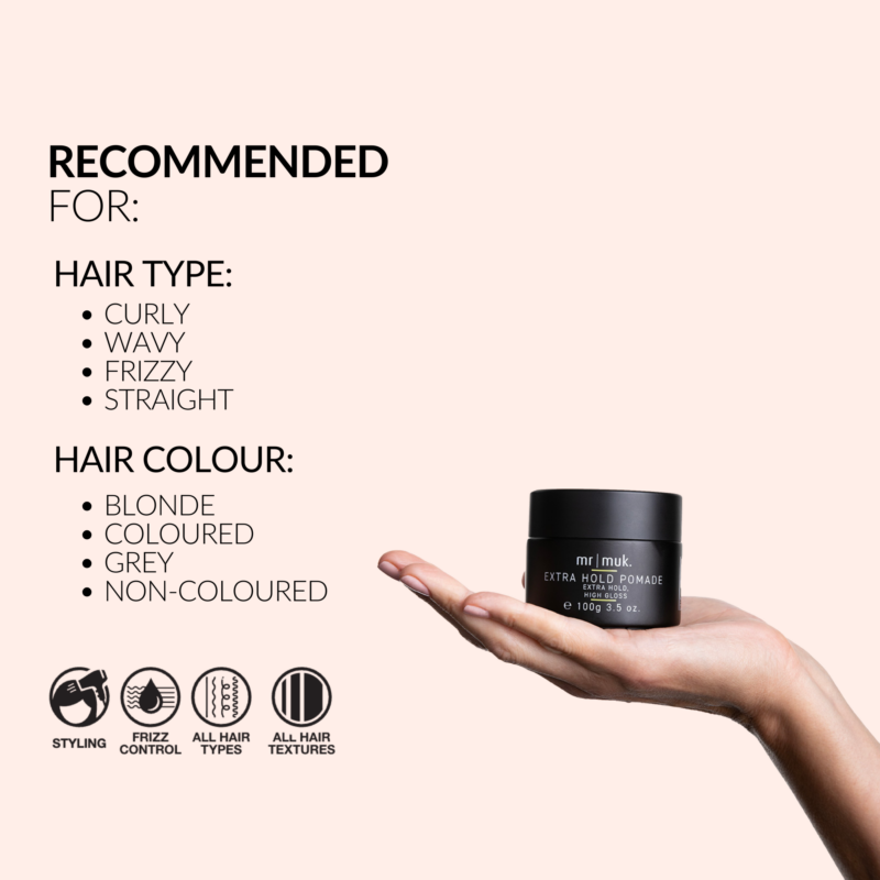 mr muk Extra Hold Pomade 100g - Image 6