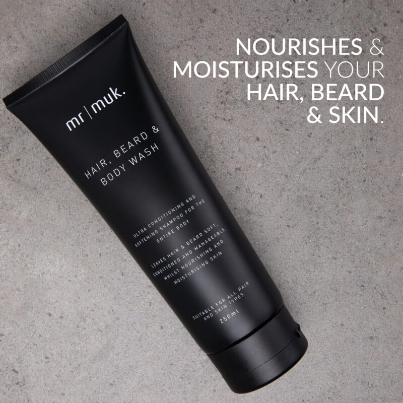 mr muk Hair, Beard & Body Wash 250ml - Image 2