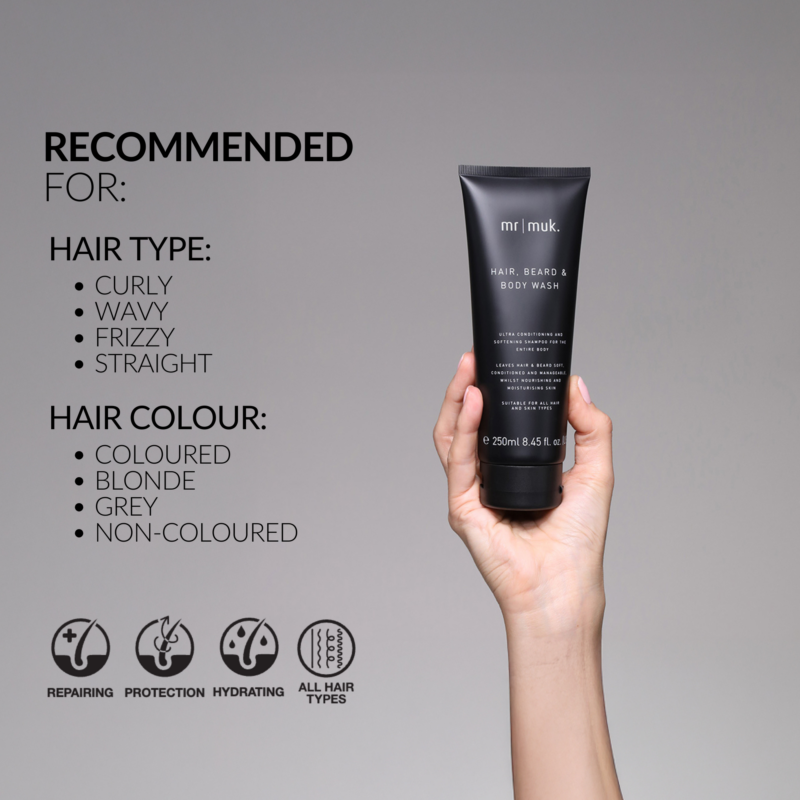 mr muk Hair, Beard & Body Wash 250ml - Image 6