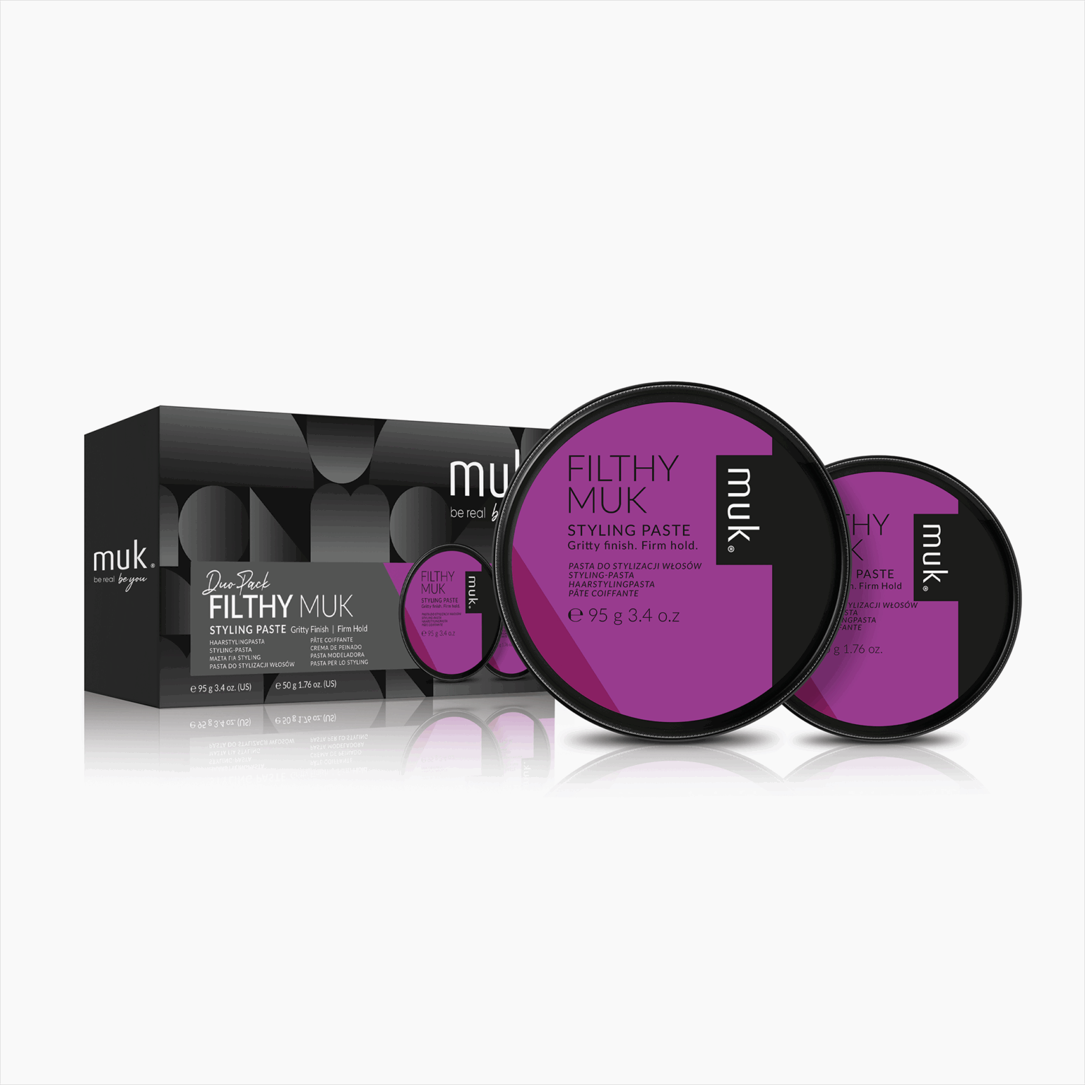 Filthy muk Styling Paste Duo - muk haircare