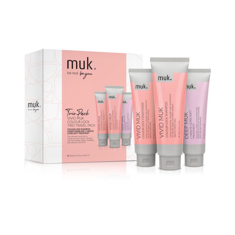 Vivid muk Colour Lock Trio Travel Pack 100ml