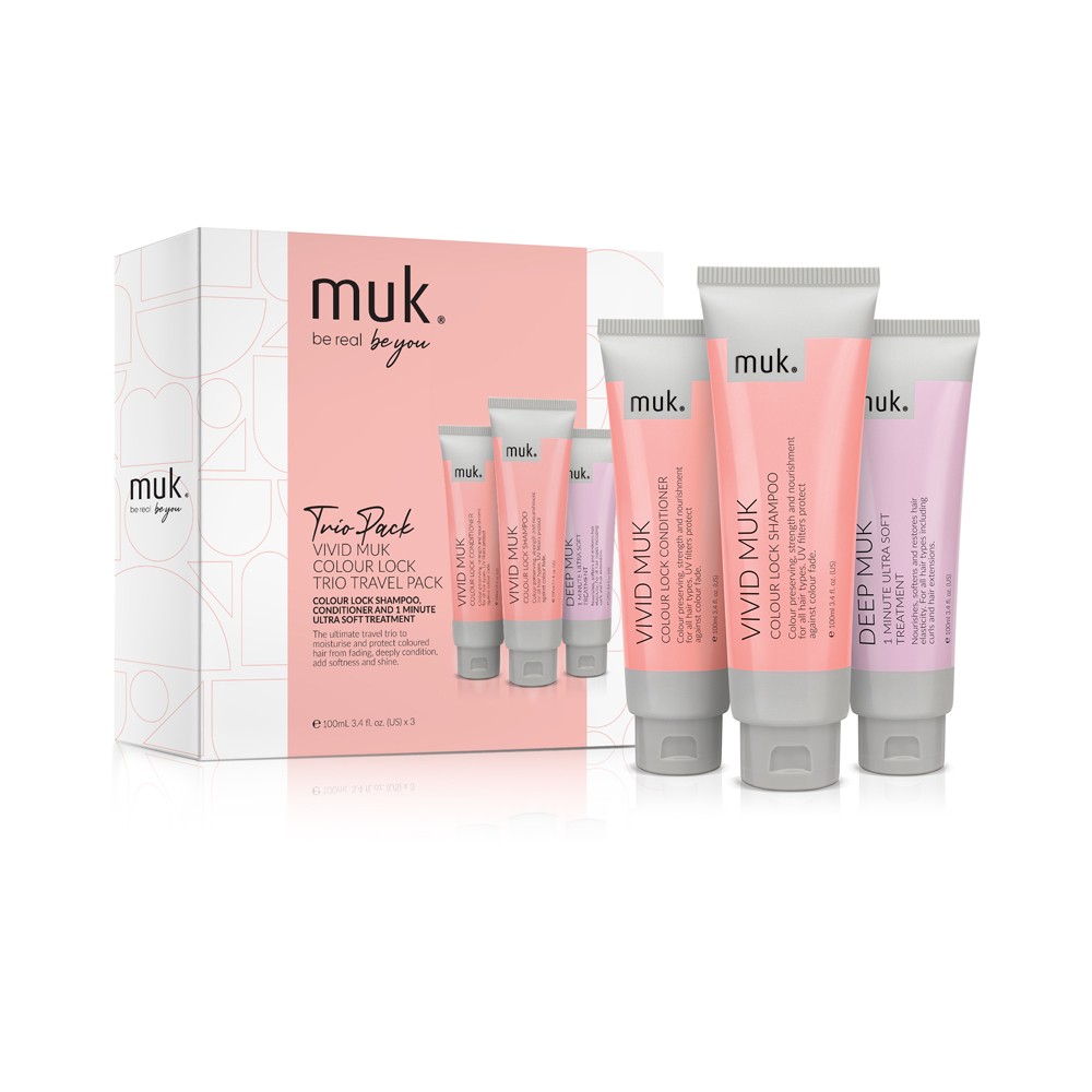 VIVID MUK COLOUR LOCK TRIO TRAVEL PACK 100ML