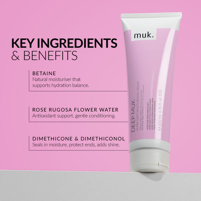 Deep muk Ultra Soft Moisturising Cream 200ml - Image 4