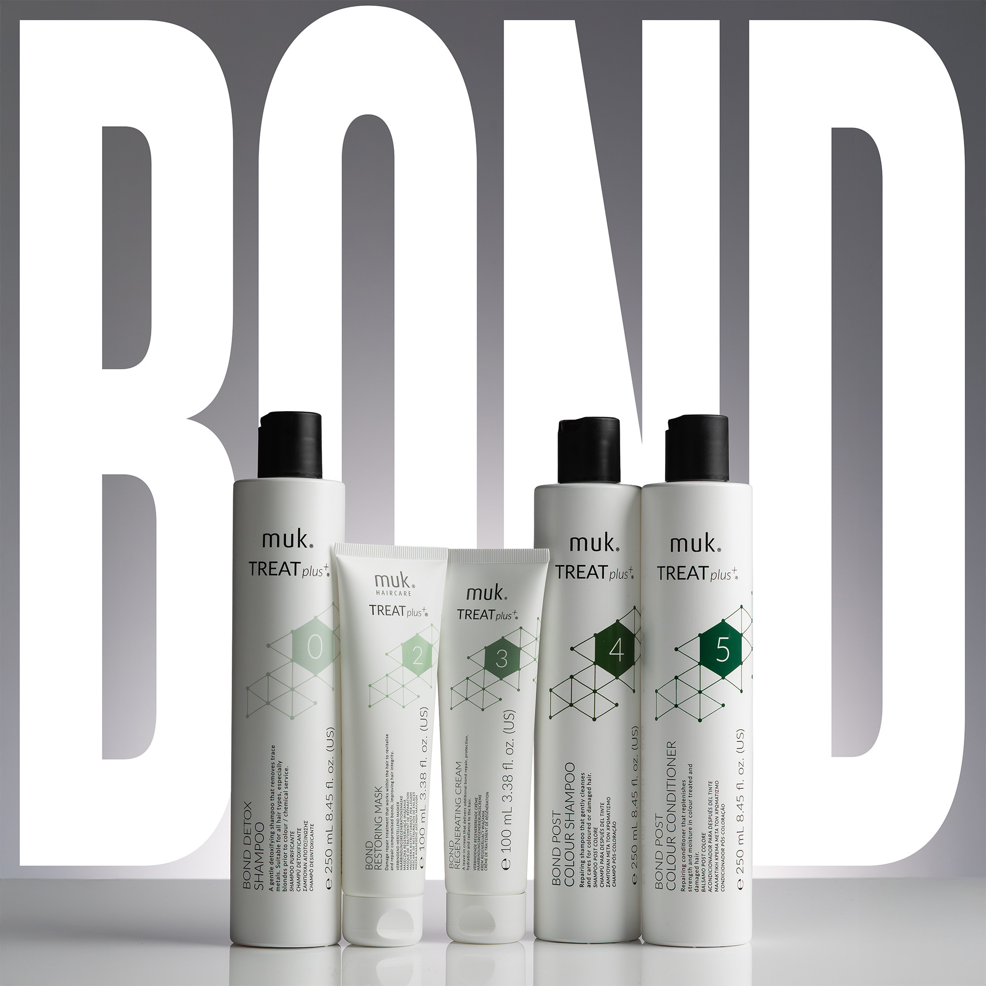 muk Treat plus + Bond Post Colour Conditioner 250ml - Image 10